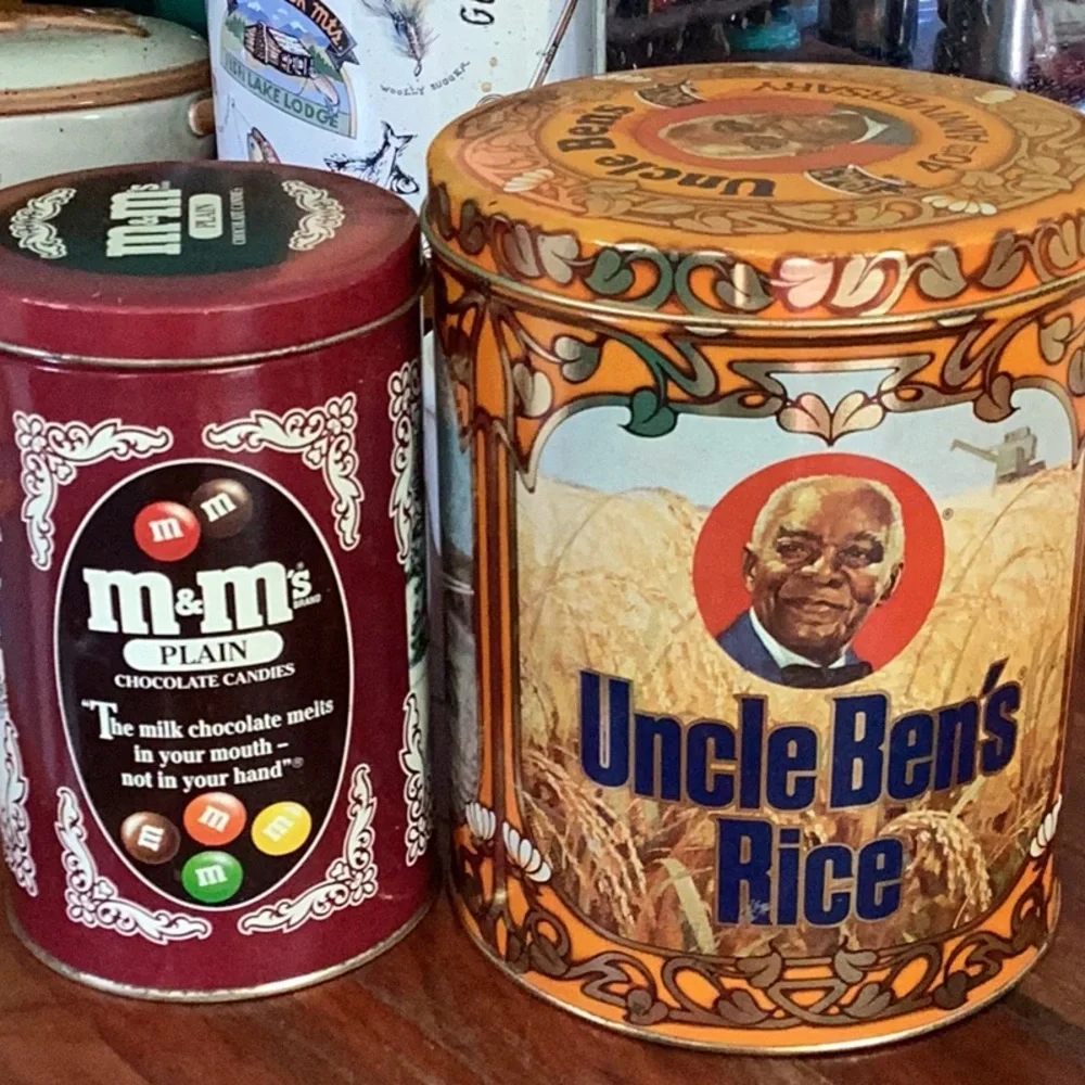 40th Anniversary Uncle Ben’s RICE TIN Canister, Vintage Collectible Tin VNVC